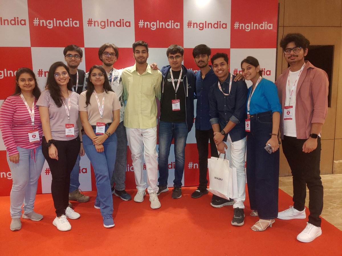 deepansh_arya's tweet photo. #ngindia2022 on 21 May'22 was superb! Full of learning 🫶 All thanks to @debug_mode and all the sponsors for the shared love of Angular!  ❤️

Also enjoyed having our own little Flutter conference @DevenJoshi7 and @imthepk 🫶 revisiting old time Android memories 😄 was fun! https://t.co/J4ZZWMsLm4