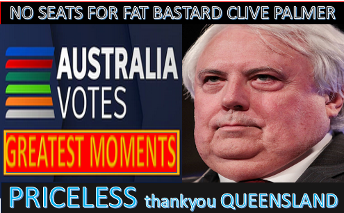 mryansisland's tweet photo. #AusVotes2022 provided many great moments. One my favorites, of many Witnessing #Flithy #ClimateKiller @CliveFPalmer Spending $60 million to get no seats in #Queensland One can hope this trend continues #LetsCelebrate No @UnitedAusParty seats in #QLD well done #SunshineState https://t.co/HFKyiCZCXY