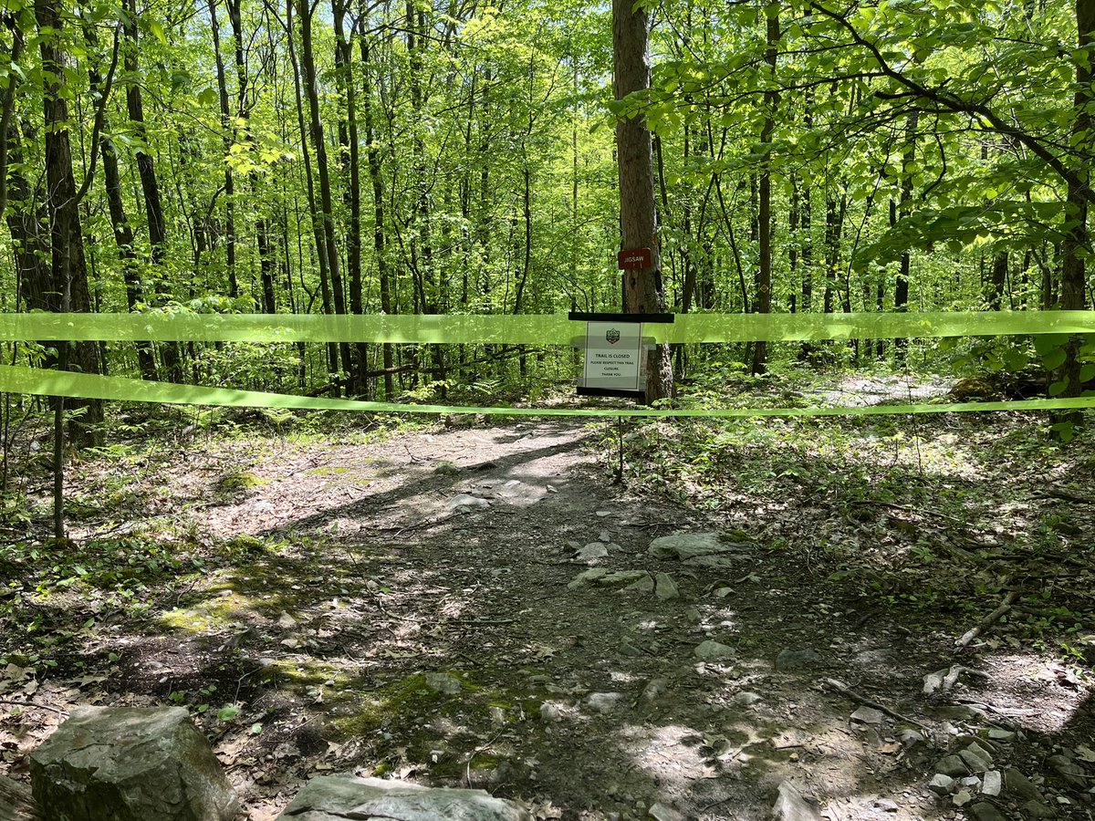 Park is open today. Jigsaw remains closed and is roped off. Thank you.