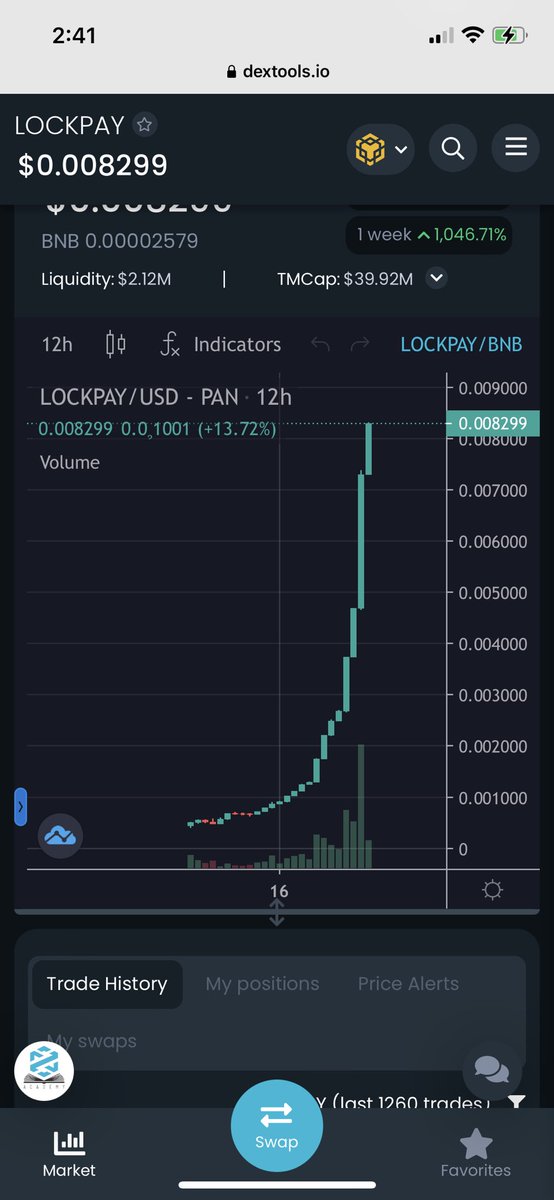 Dave50848584's tweet photo. @RealCryptorich #LOCKPAY if you don’t know, now you know. Game changer https://t.co/qkNLwADqqU