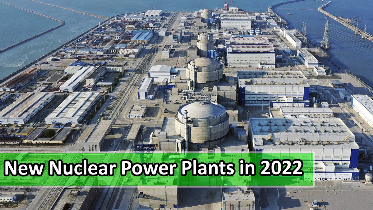 New video on my channel. I spoke briefly about the commissioning of new nuclear power plants in the world in 2022, the start of construction, and the new plans for France, the United Kingdom, and South Korea. Please watch, share and subscribe. youtu.be/oP0w9cSg3Mk