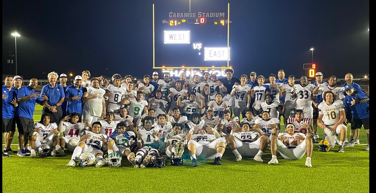 cbcatx1's tweet photo. East All-Stars win the Al-Amin Shrine All-Star football game 21-9! https://t.co/tP2DjfQB7T