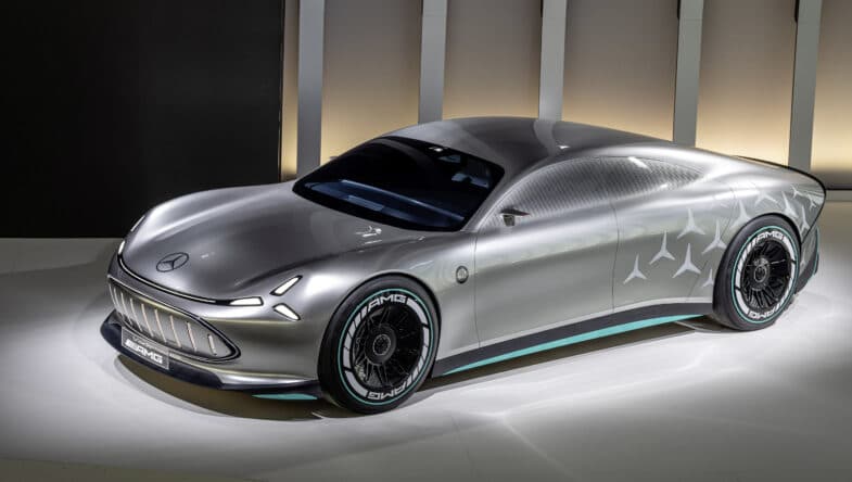LesVoituresCom's tweet image. Mercedes Vision #Amg : le futur des sportives électriques lesvoitures.fr/mercedes-visio… #Conceptcar #MercedesVisionAMG #MercedesBenz #automobile