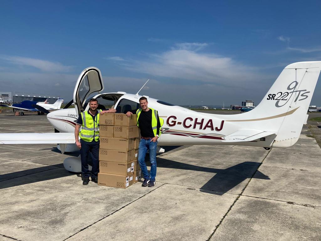 Pickup of syringe pumps for MAU recently at Cardiff Airport, swiftly transported to Norwich MAU hangar ready for onward distribution
#MedicalAidUkraine #CardiffAirport #lunaraid
