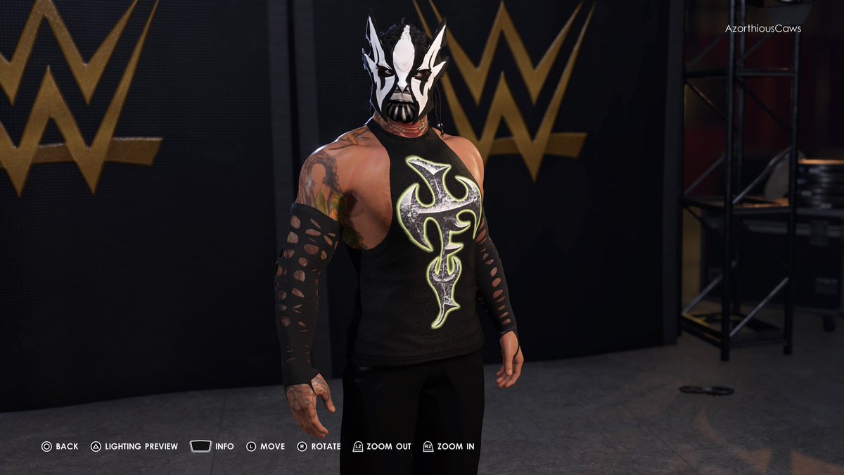 Azorthious's tweet photo. WE LOVE, WE HATE, WE DIE, FOREVER LATE....IN WILLOWS WAY! TOMORROW!! #WWE2K22 #JeffHardy #HardyBoysPack #Willow https://t.co/CEP83fYTX3