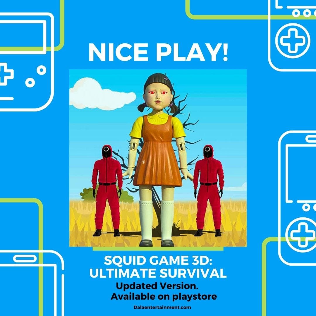 Dalaent's tweet photo. Squid Game 3D: Ultimate Survival Available on Google Play store.
Download Now: https://t.co/k08Zf6ufiO
.
.
#gamedev #GameFi #gamers #gamer #gamergirls #GamerGram #gamerlife #gaming #gamingcommunity #GamingNews #GamingSetup #gaminglife #gamingchannel #gamingchair #gamingpc #3D https://t.co/qmIZEQ0DHK