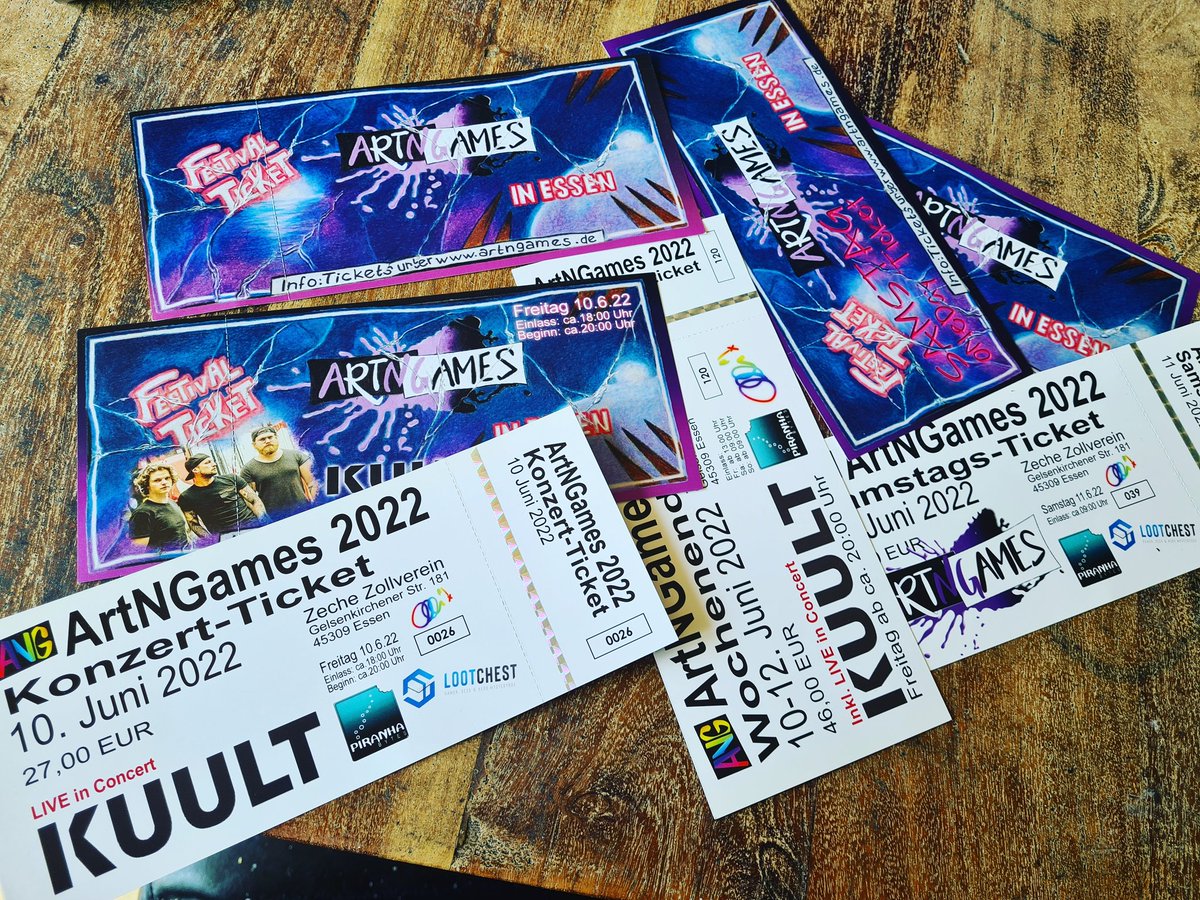 artngames.de 
Tickets sind dort am Start 😊
Passt... Samstag gibt's ca. 1000x Freibier... just saying