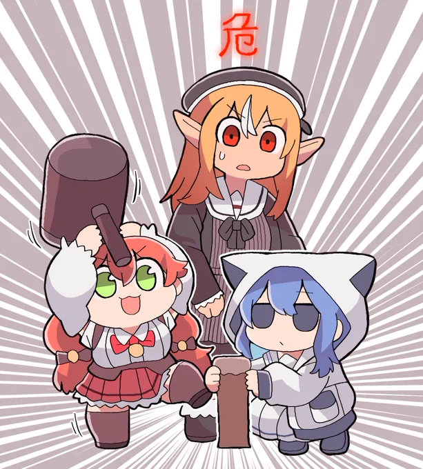 危険行動を察知する社長
#miko_Art
#ほしまちぎゃらりー  
#しらぬえ 