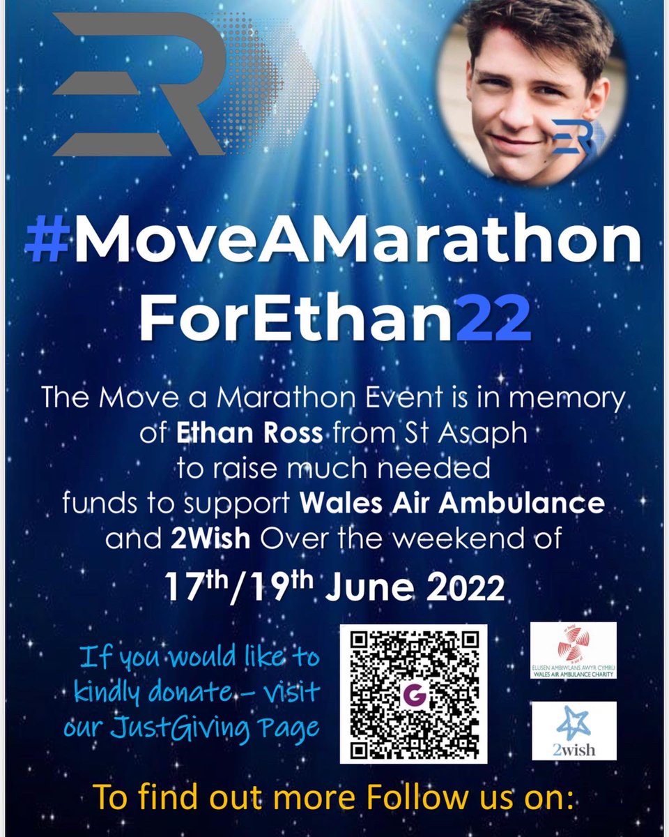 ethan_move's tweet photo. Only 4 weeks to go till……..
#moveamarathonforethan22 💙

If you’d like to take part this year - There is still time to sign up - I will be putting in an order on Monday for this years T-shirts. 

Please see poster attached for all the details x https://t.co/629GUPoz5a