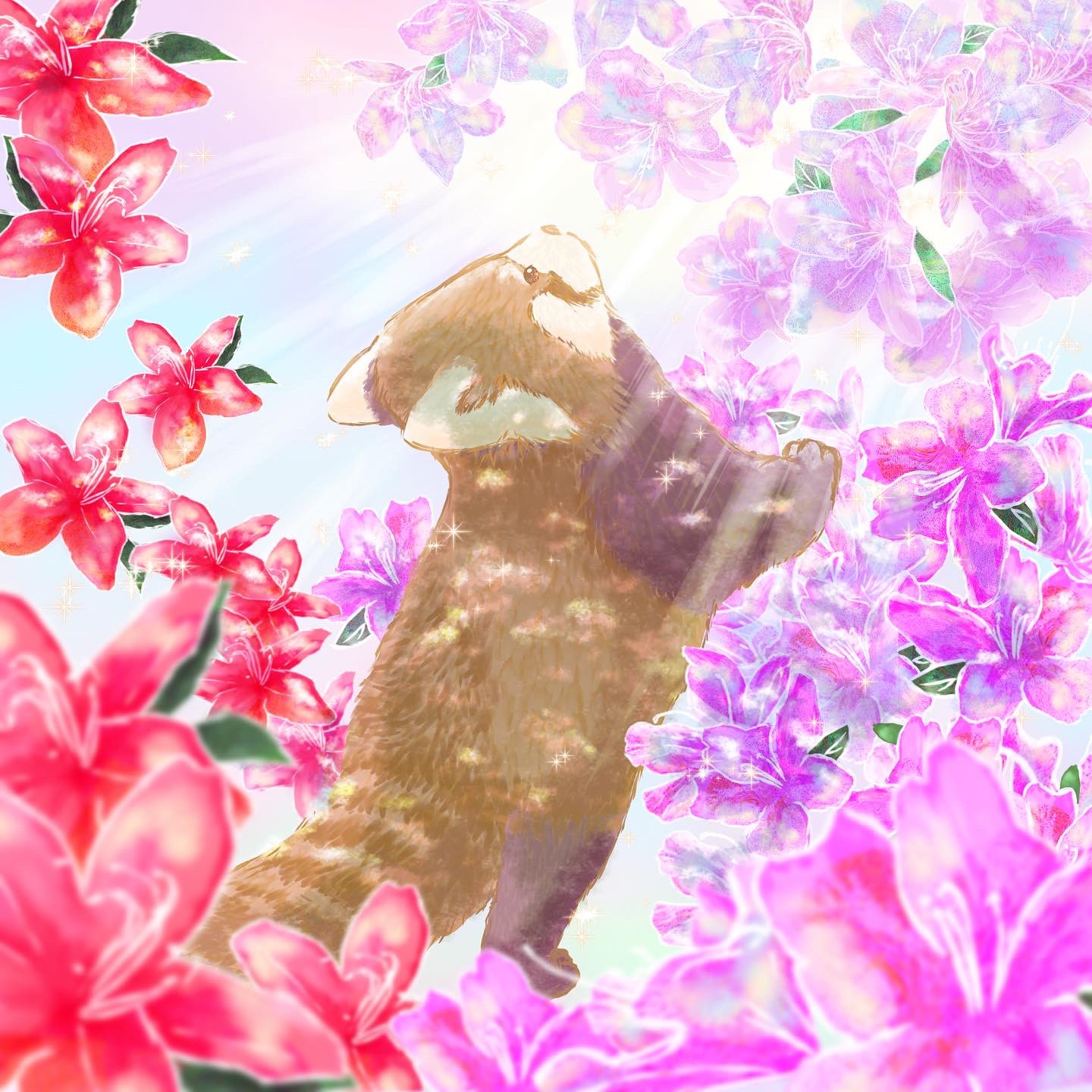 Takako 5月の誕生花 ツツジ つつじ 誕生花 レッサーパンダ レッサーパンダイラスト ツツジイラスト 動物イラスト 花と動物 花と動物イラスト スピリチュアル スピリチュアルイラストレーター スピリチュアルアート スピリチュアル好き Takako 5月の誕生花 ツツジ つつじ 誕生花 レッサーパンダ レッサーパンダイラスト ツツジイラスト 動物イラスト 花と動物 花と動物イラスト スピリチュアル スピリチュアルイラストレーター スピリチュアルアート スピリチュアル好き