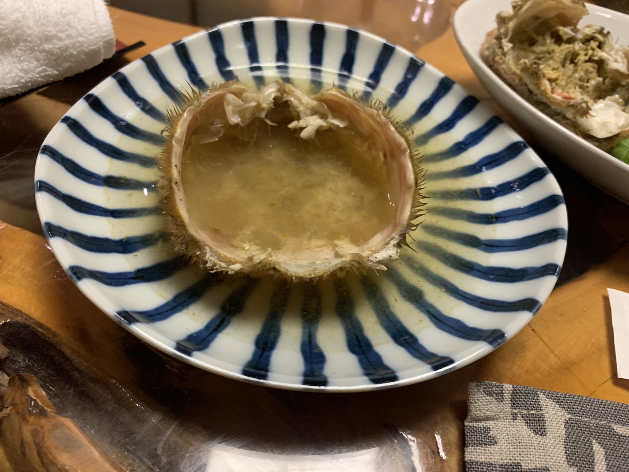 カニの甲羅酒 Twitter Search Twitter