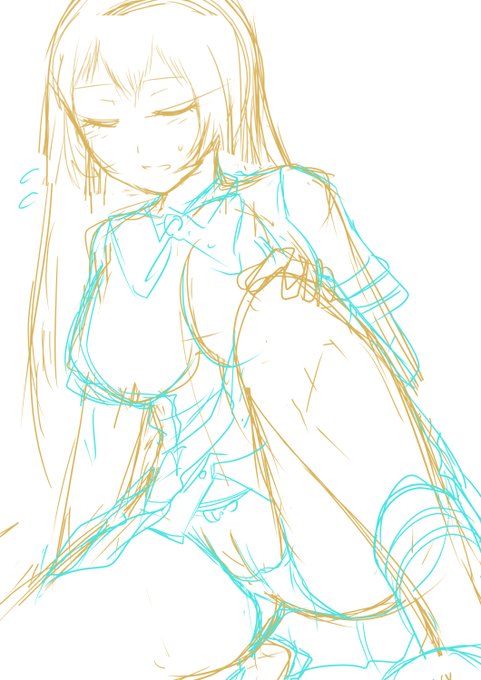 麻痺毒で動けないしーさんwip 