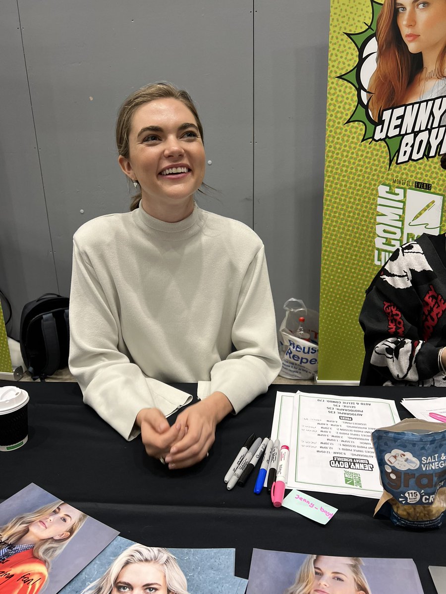 RT @sameperfectlive: More of Jenny Boyd from comic con Liverpool second day #hizziecon https://t.co/UjDvZgfv9m