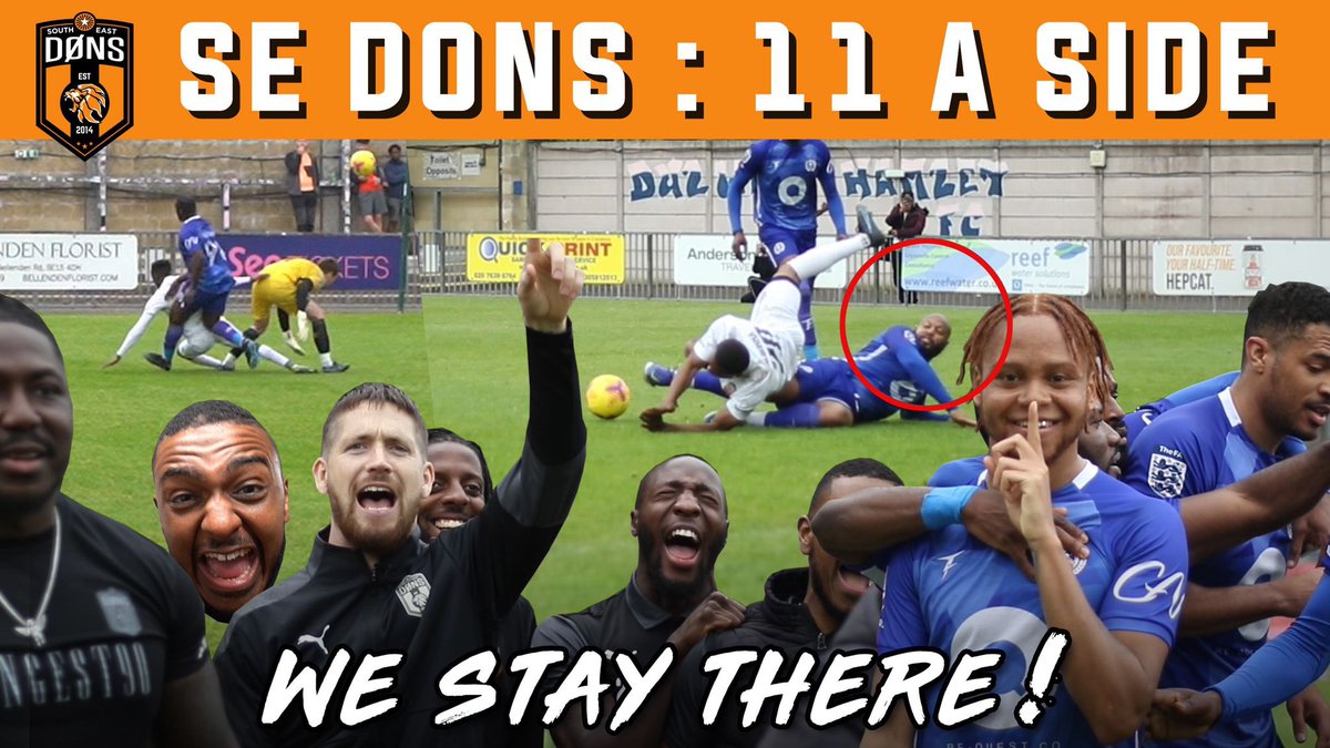 NEW EPISODE ‼️

THE LEAGUE TITLE DECIDER ⚔️ 

SE Dons vs Hatcham 🍿 

Watch Here youtu.be/Z9Qfk9pc5as