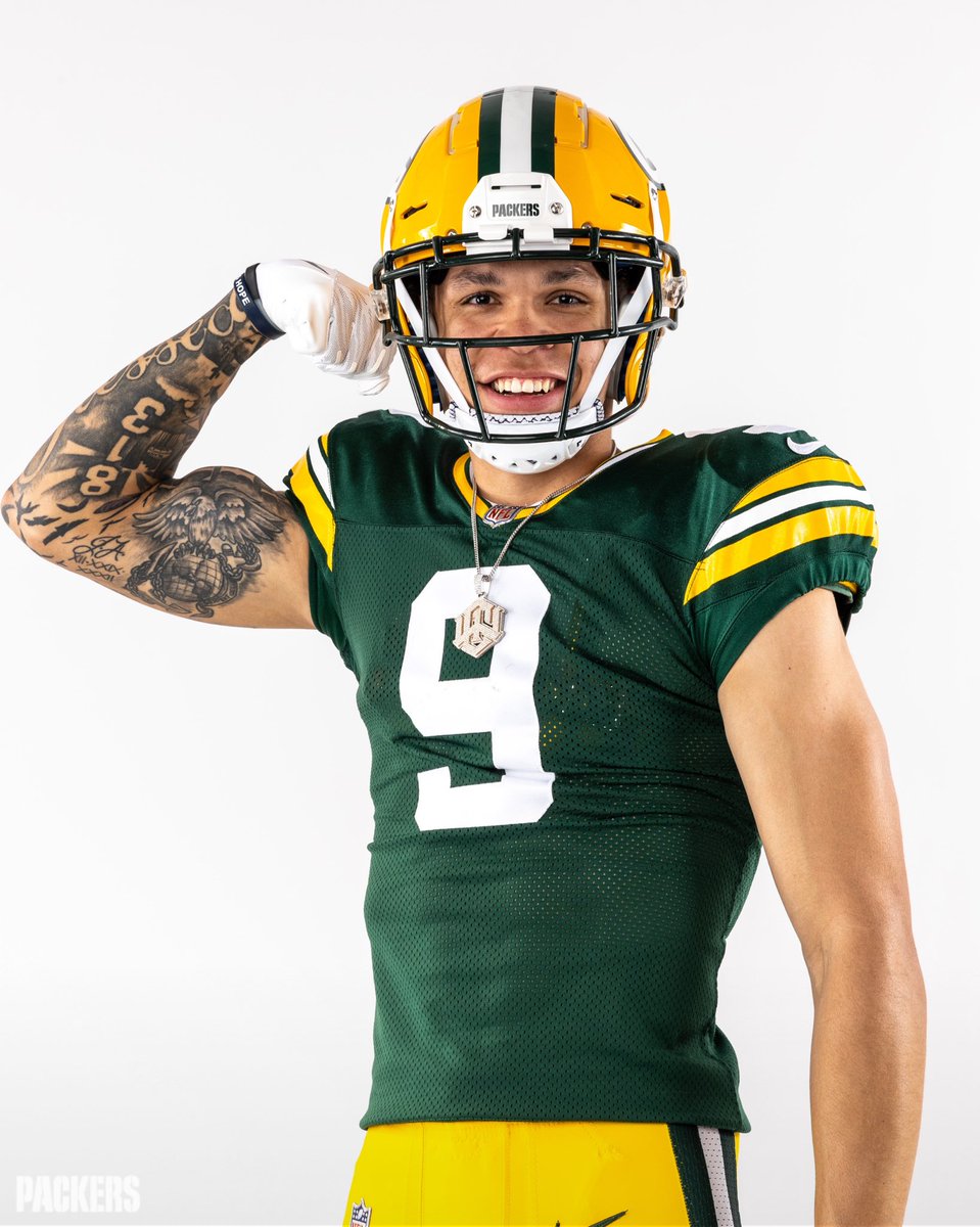packers's tweet photo. 9️⃣💪

#GoPackGo https://t.co/ZYorMlB7Ag