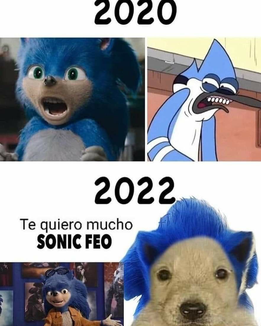 te quiero mucho sonic feo