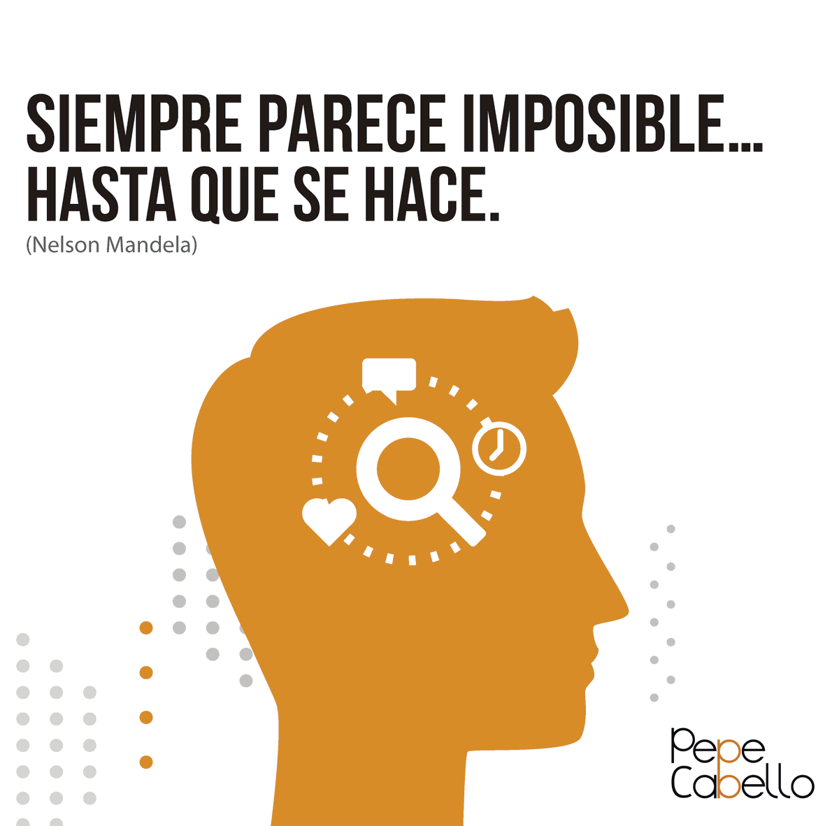 🗣️Siempre parece imposible… hasta que se hace. 🎯 #NelsonMandela

👉Aventurarse a lo imposible hace que nuestros sueños más imposibles se cumplan.

💎 Siempre #Palante #NegociosQueDanVida  #BienestarYNegocios <a href="/pc_cabello/">Pepe Cabello</a>