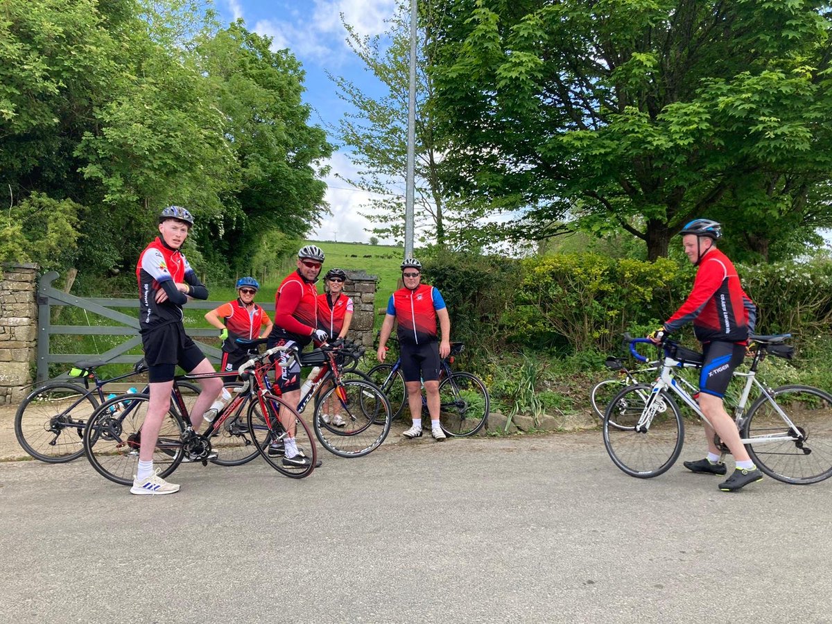 Huge congratulations to all our staff who took part in a 100km charity cycle for Cois Nore yesterday 👏👏