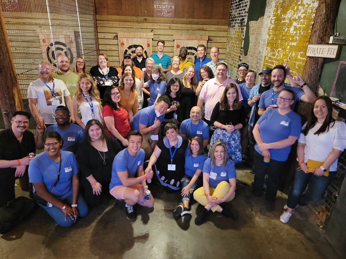 candwcon's tweet photo. Just some of the fabulous folks enjoying the night out in #greenvillenc celebrating a successful #cwcon22. Safe travels y’all!! https://t.co/9BLbpRzpWN