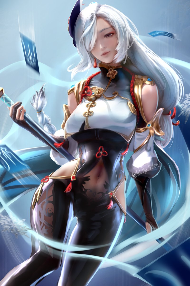 RayHelos's tweet photo. #Shenhe #GenshinImpact https://t.co/FwKWRyRPmo