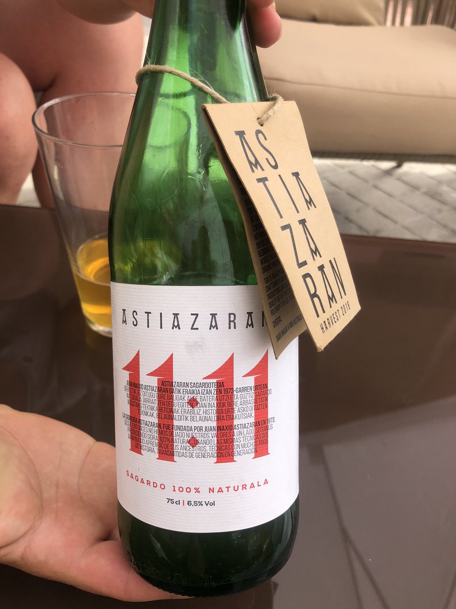 How did I not know about this!!!? Spanish cider??? Whaaaa?!!! I know about Spanish wine, cava, Sherry, vermouth and beer, somehow this slipped the net? It’s marvellous! Thank you Cafeteria Roma #ontinyent