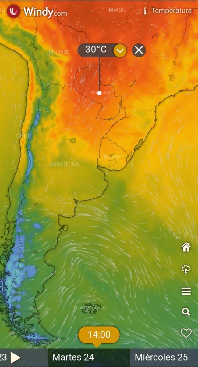 AnthonyPaez595's tweet photo. Vuelve el calorcito😍y luego algunas lluvias y tormentas (desde el martes hasta el viernes)🔥🇵🇾 https://t.co/3B81OQt3w9