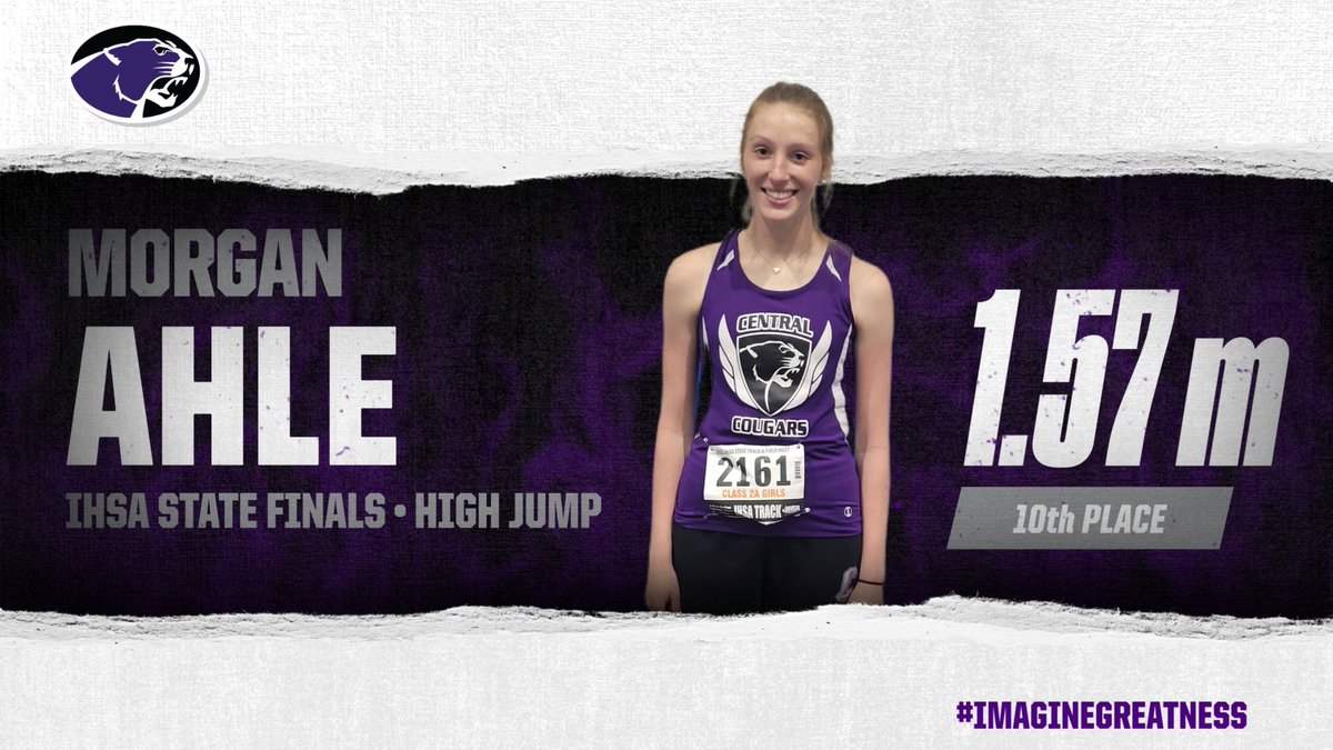 Cougscoach's tweet photo. Congrats to Morgan on a great overall track career, esp. in the high jump. 3X Cahokia Conference Champ (COVID Cancelled Soph. YR), Sectional Champion &amp; went out yesterday &amp; PR'd @ the state meet. Morgan is a great athlete, but more importantly, a standout student &amp; human. @Chawgo https://t.co/Rj6PTjnxI2