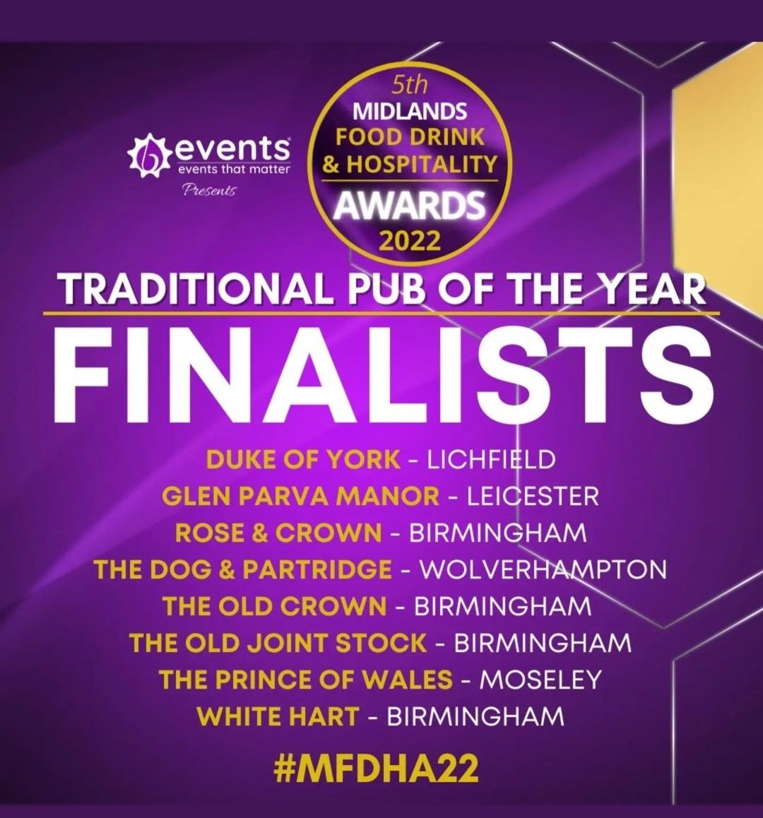 🎉 SO THIS HAS HAPPENED!!! 🎉
We are totally blown away &amp; absolutely delighted to be notified of being a FINALIST for Traditional Pub of the year 2022 at the Midland Food Drink &amp; Hospitality Awards! 

We now really could do with your vote... 🙏 
mfdhawards.co.uk/vote-now/

#MFDHA22