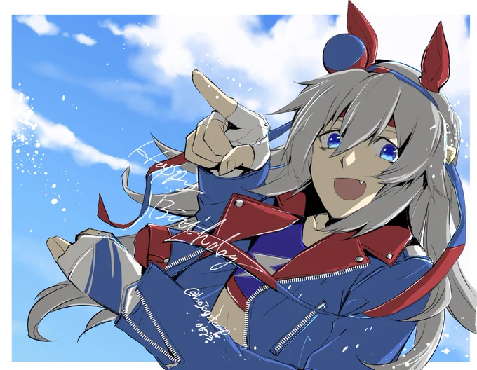 タマちゃんおめでとう～～～～たまたん!

#タマモクロス生誕祭2022 
#タマモクロス誕生祭
#ウマ娘 