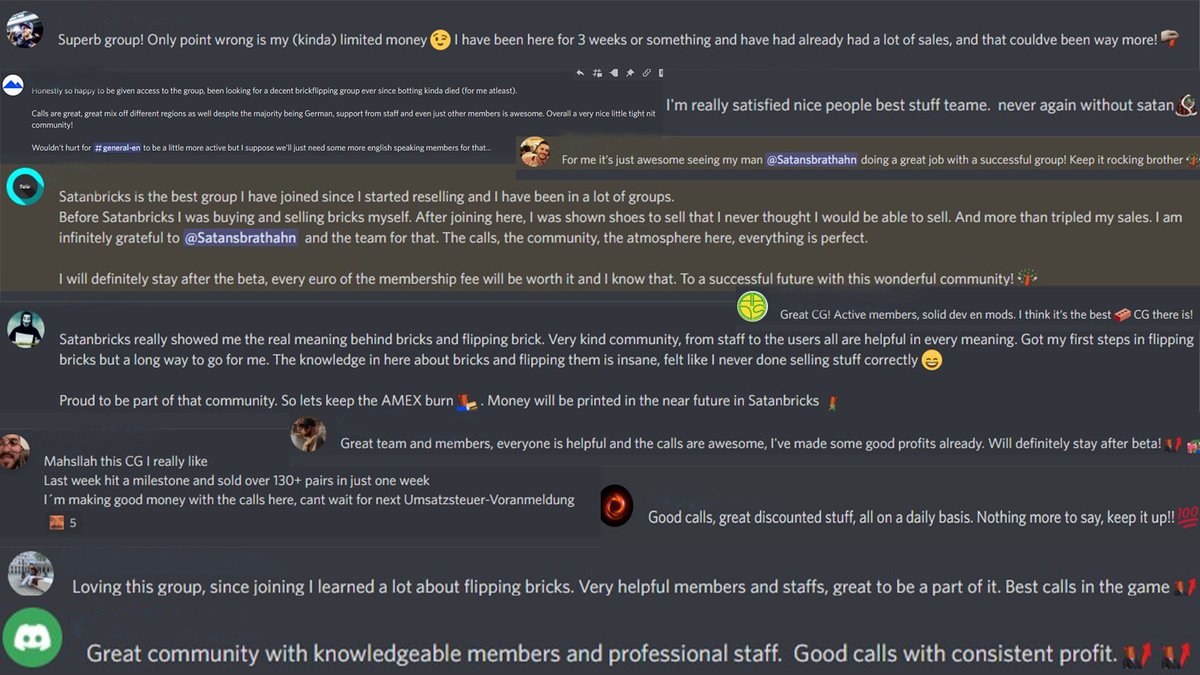 We keep destroying the brick game 📈

 Feedback from some of our current users🥰