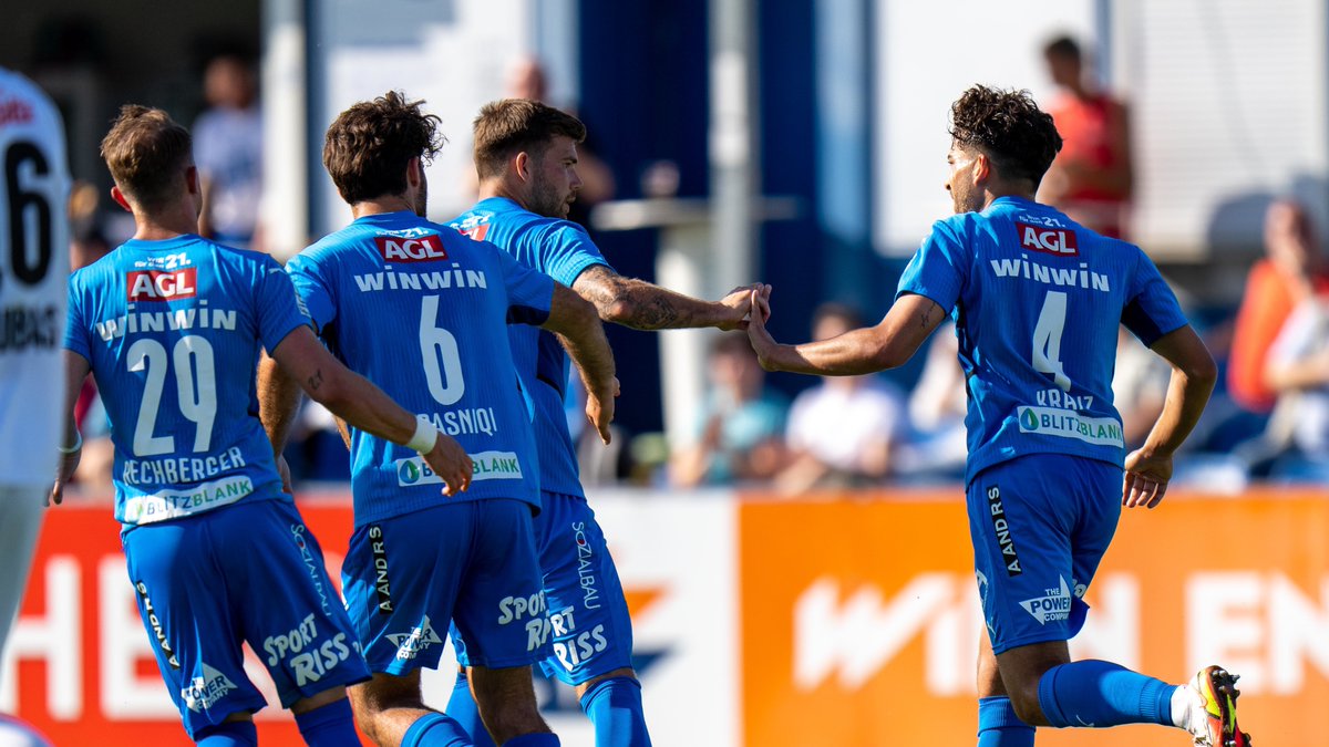FACWien's tweet photo. 45| Mit einem 1:1 geht es gegen den FC Juniors OÖ in die Pause ⏱️ Den Treffer der Gäste durch Sebastian #Wimmer (6.) gleicht Marco #Krainz vom Elfmeterpunkt aus (26./HE) ✊
#Wirfürden21 #BlitzBlank https://t.co/wJIW7xNXSr