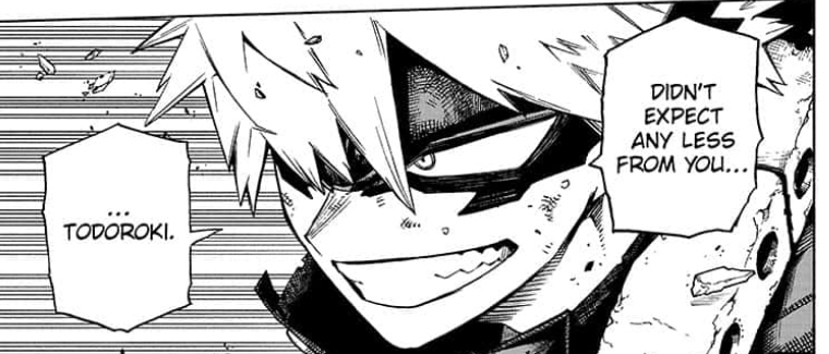 I asked for a smile and this is not it, it's not *the* happy smile. Nice friendship progression, still not the special smile :''(