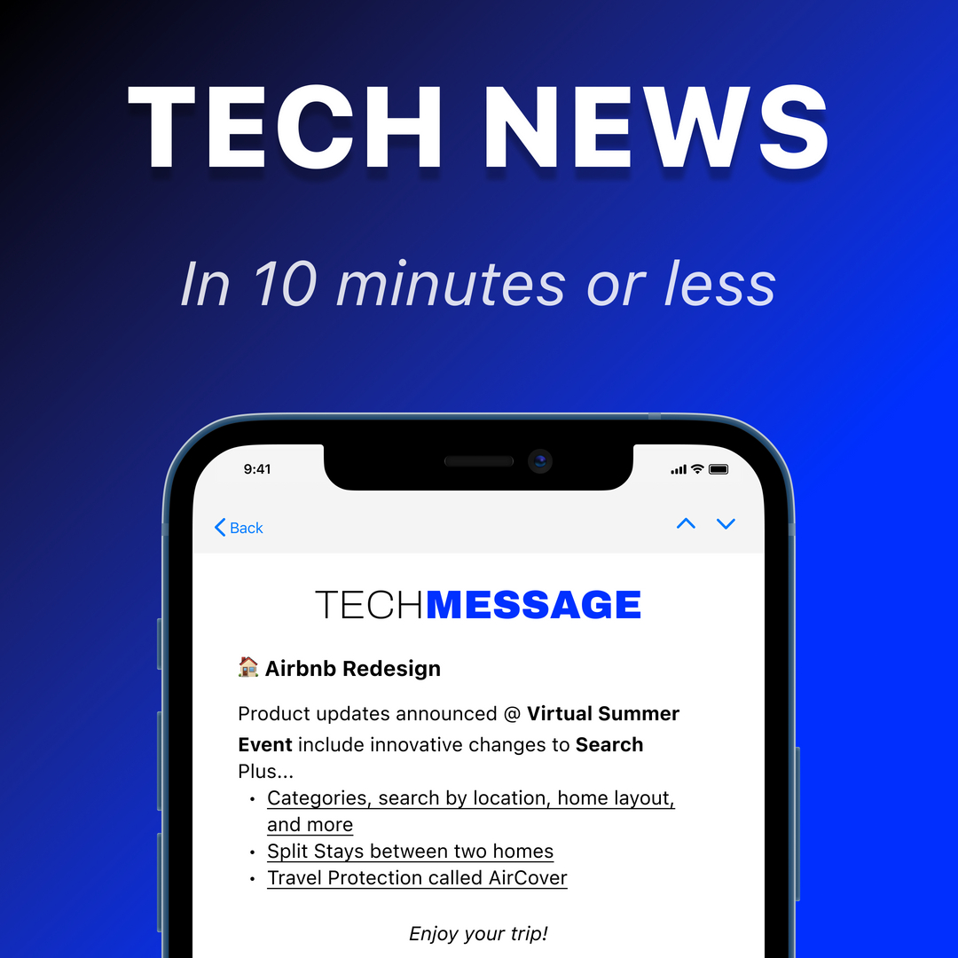 techmessageco's tweet image. We can’t wait to use the new and improved Airbnb app!

#airbnbhome #airbnbtravel #airbnbfun #appmobile #techcompany #mobileapplication #digitalproducts #travelprotection #ighomes