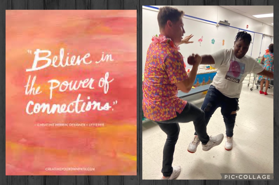 This pictures captures everything <a href="/CalusaFirehawks/">Calusa Elementary</a>!  It matters with big and small people ~ power of GENUINE connections!  #StrongerTogether