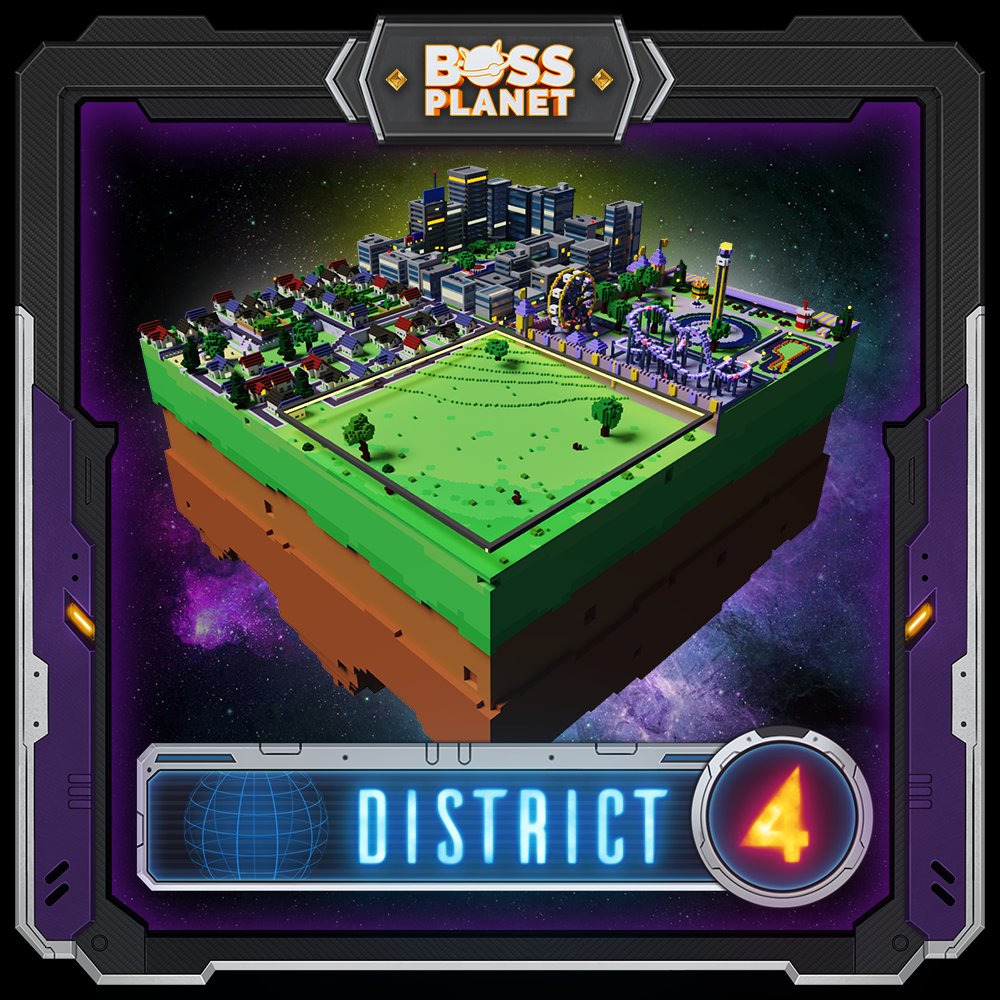 To mark the occasion of becoming a Mod for one of the best communities in the crypto space, <a href="/BossCatRC/">Boss Cat Rocket Club</a>, I have decided to give away this Boss Planet District 4 to one lucky person who likes, retweets, and flexes their #BCRC collection!
Also must be following me &amp; <a href="/BossCatRC/">Boss Cat Rocket Club</a>