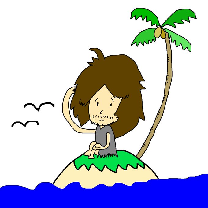 無人島のtwitterイラスト検索結果