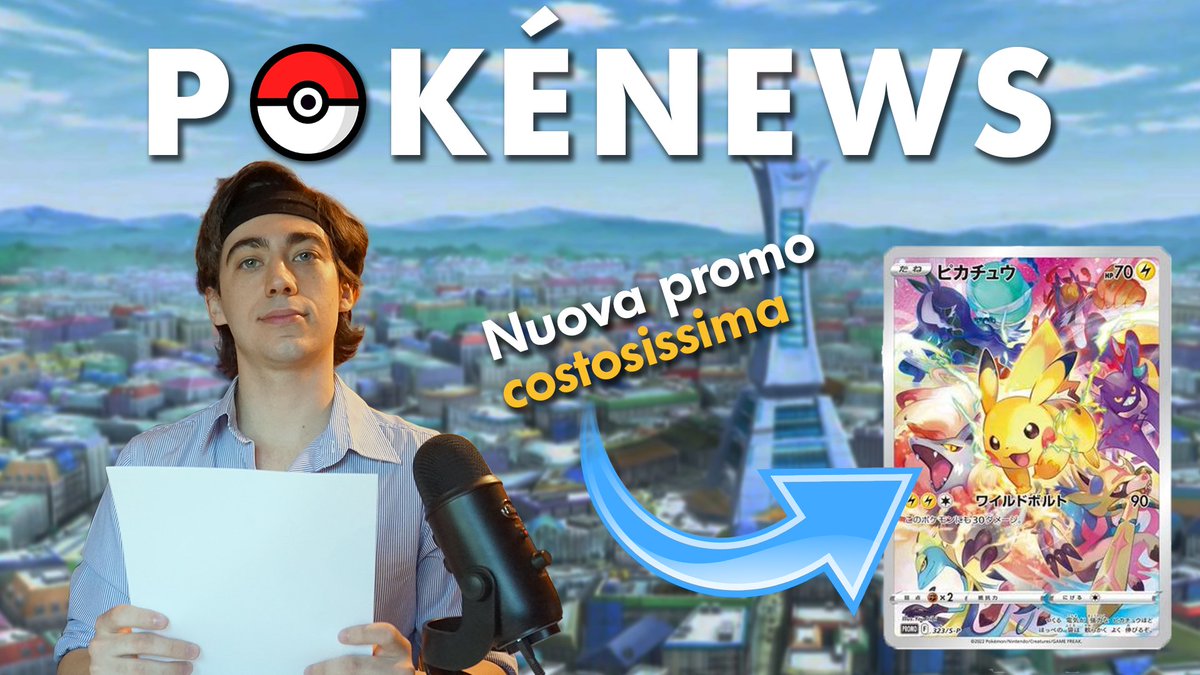 ShogunateTcg's tweet photo. NUOVO FORMAT🎉
Primo episodio del Pokènews! https://t.co/oahhF3Sg7R 
#shogunatetcg #pokenews #pokemonnews #pokemon https://t.co/Ii3lYVHdKF