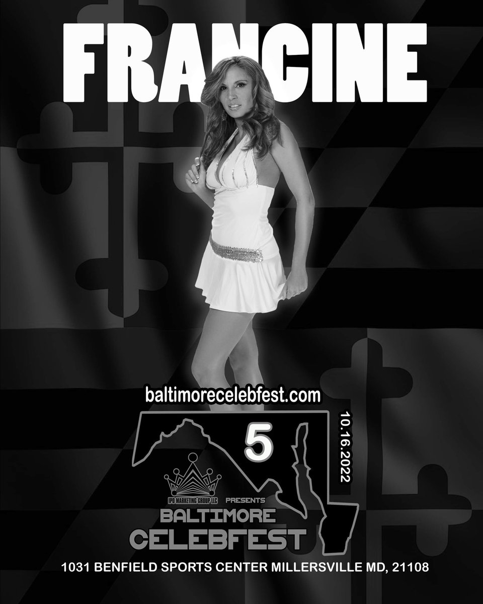 We are already in the move! First few guests for <a href="/BaltCelebfest/">BaltimoreCelebfest</a> 5 are SharkBoy and <a href="/ECWDivaFrancine/">Francine</a> !!
General admission tickets are on sale and selling fastttt!!
baltimorecelebfest.com