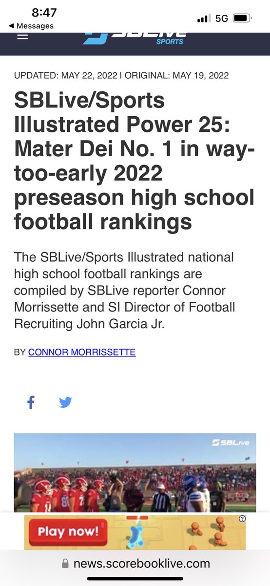 CUSD puts 3 in the top35. Bears, Wolves, Huskies. Second to None! @ChandlerUnified @FrankNarducci @AZPreps365Les @HHS_Athletics_1 @SOC_CHSWOLVES @BashaAthletics @michaelzdebski @coachcmcdonald @GarretsonRick @MarquesReischl @DLT_HHS @Educator_Frnkln