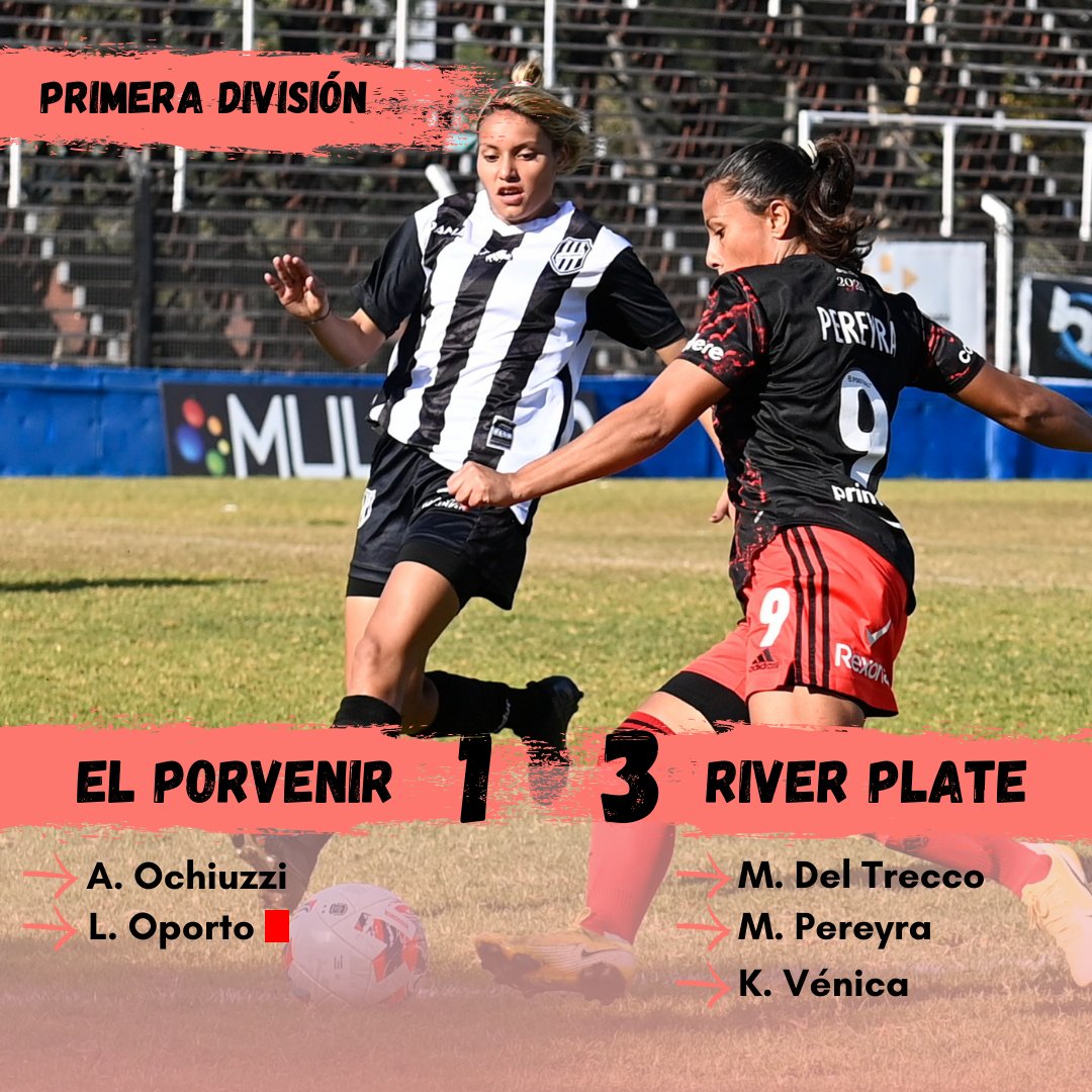 💯 #River no le quiere perder pisada a los primeros y sigue ganando deseando que los demás empiecen a perder puntos para ponerse a tiro. En Gerli, las Millonarias golearon al Porve que, a pesar de la derrota, tuvieron una buena actuación.