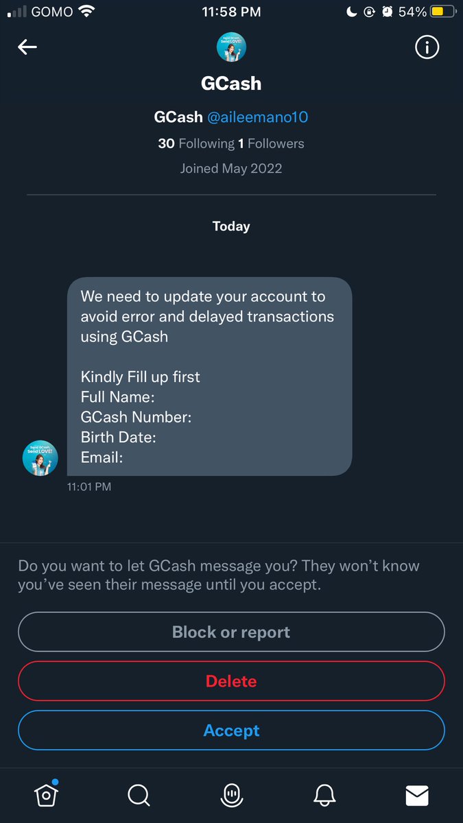 HELLOOOOO! Remind ko lang na wag na wag niyong ibibigay yung info niyo sa mga taong nagpapanggap na Gcash CS. 

Possible na ma-hack and kunin lang amh pera niyo kapag ganyan.