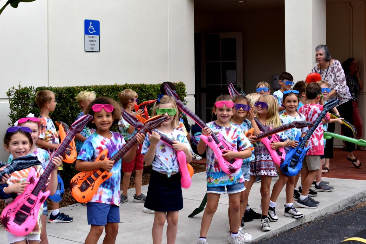 StEdsVero's tweet photo. When Mrs. Given's and Ms. Puttick's kindergarten students arrived for their last day of school on Friday all decked out in the tie-dye t-shirts they made during field day, they were greeted like 'first grade rock stars', red carpet and all!
https://t.co/WdGo2BlalU
#HowSESgrows https://t.co/nVL3SvSHC5
