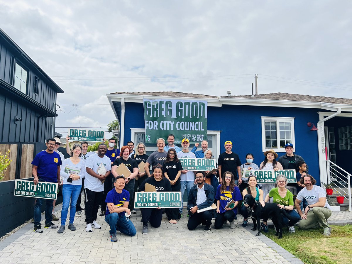 Yesterday was a fantastic day of walking and talking to voters all over CD 11. Thank you to our amazing volunteers!