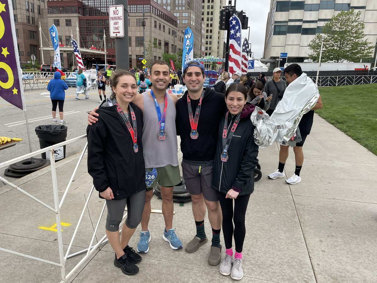 Started last week off at #ATS2022 and finished with running the half at the #clevelandmarathon 

Done with residency and heading into a chief year with energy to spare😎