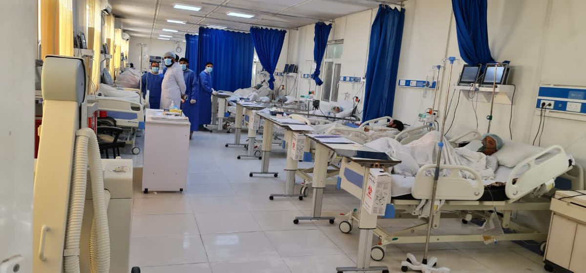 Hntpo_AFG's tweet photo. #HealthNetTPO has been providing COVID-19 response services in Kabul through Afghan-Japan Hospital funded by #WHO through 100 beds hospital. Few photos from inpatient services, sampling and treatment of patients in Afghan-Japan Hospital. https://t.co/mMANROyX44
