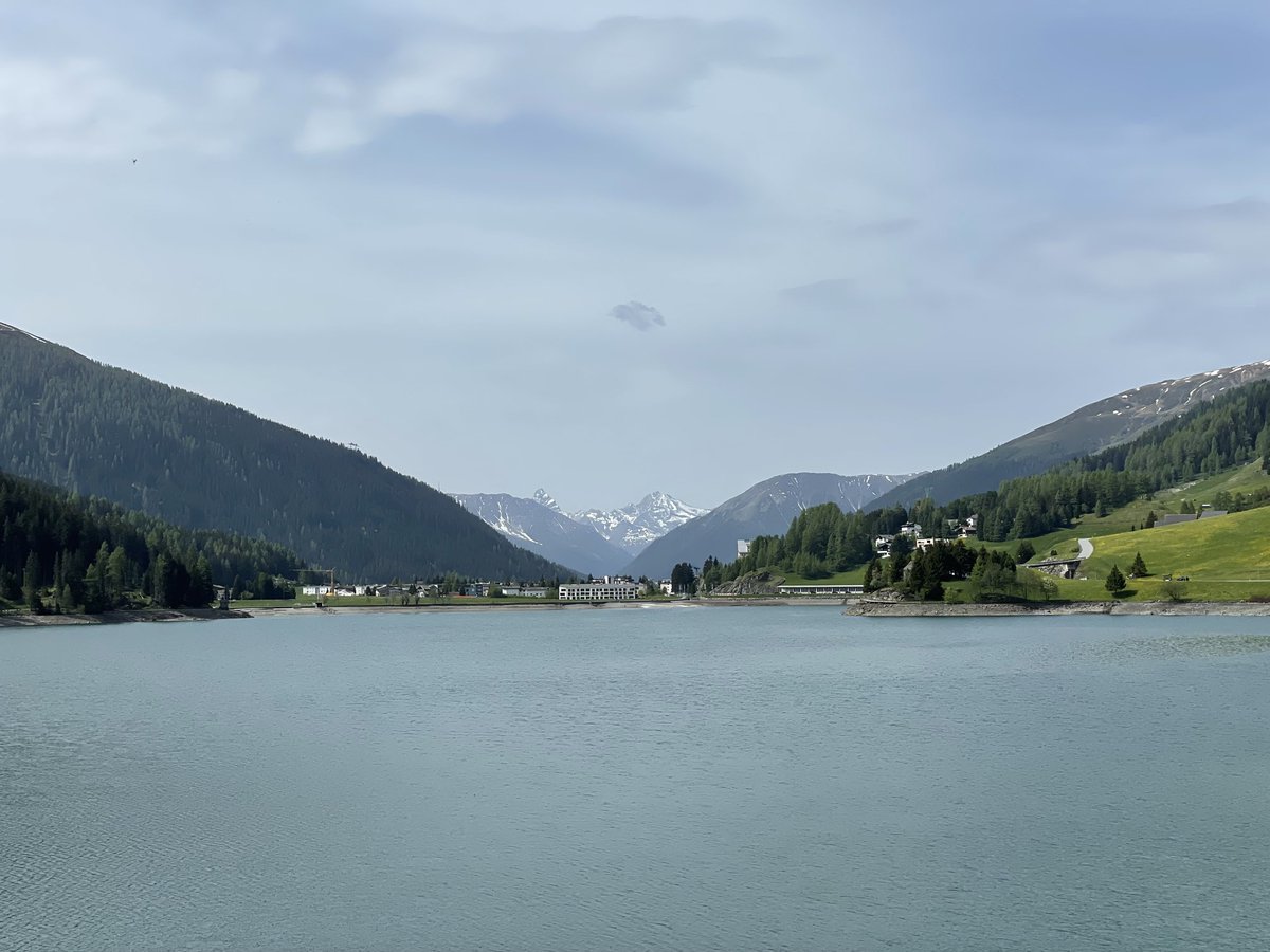 rbaum's tweet image. A non-fungible view of Davos in the springtime that you can’t buy for any amount of the cryptocurrencies being hawked on the sidelines of the World Economic Forum #wef22