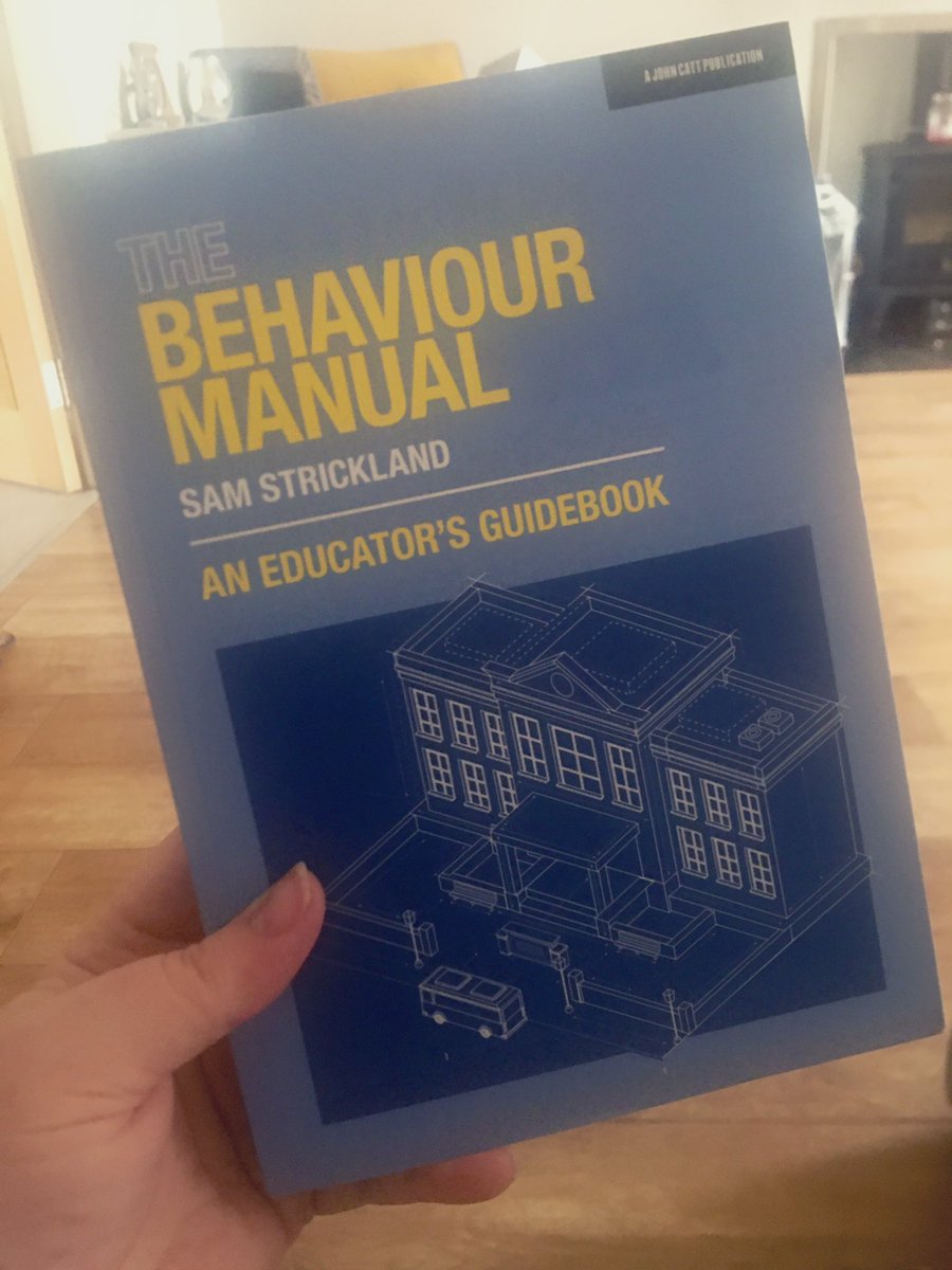 MrsC_DramaEng's tweet photo. Look what just arrived in the post - on a Sunday and all! Can’t wait to get stuck into this one! @Strickomaster’s approach to behaviour management is top notch! #samstrickland #behaviourmanagement #edutwitter #CPD https://t.co/zP5NcVJz8f