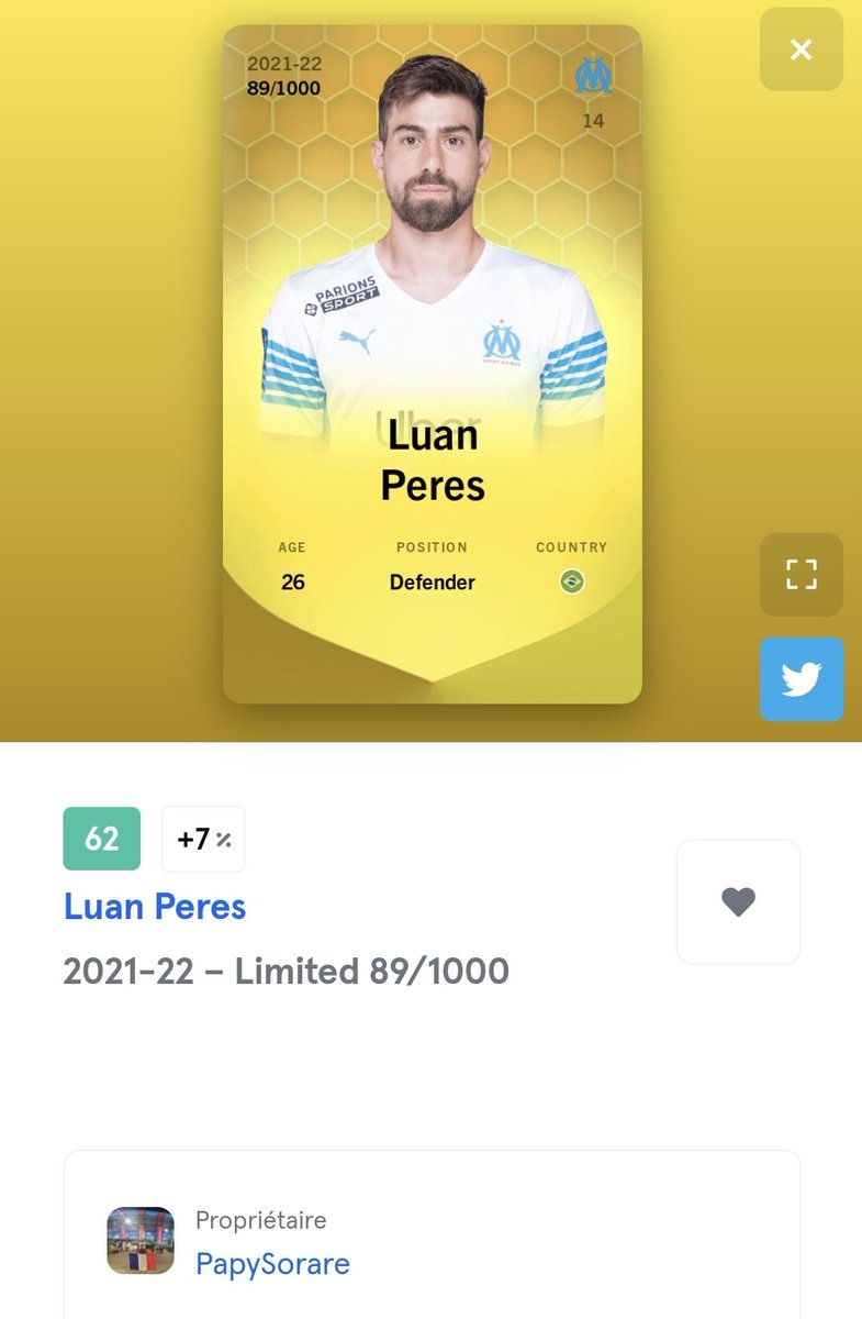 PapySorare's tweet image. Comme promis, pour fêter cette seconde place acquise au bout du suspense 🥰
Je vous fait gagner la carte de Luan qui termine très bien la saison 

- Follow @PapySorare 
- Retweet cette publication 

TAS 28/05