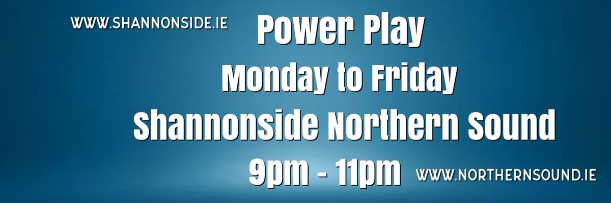 MikesPowerPlay's tweet photo. I present a two-hour radio show, Mon - Fri from 9pm (Power Play 'Homegrown' on Shannonside Northern Sound). If you are an Independent Irish music Artist/Band with a new release and would like to submit music to the show for consideration Email mike@shannonside.ie #RetweetsWelcome https://t.co/IaJnTL49Du