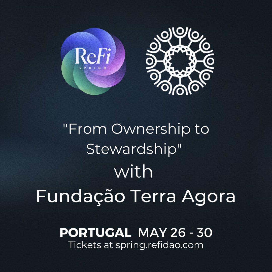ReFiEvents's tweet photo. Learn about what true legacy is, where we switch our mindsets from being owners of the land to guardians of the planet. Land Trusts are a way of collectively caring for and protecting land in perpetuity. @premkavyo from https://t.co/pWofLy4dXs will talk at #ReFiSpringPortugal https://t.co/5FxpIE2ywU